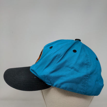 Monogram Snapback Hat Blue OSFM Embroidered Adjustable Colorblock