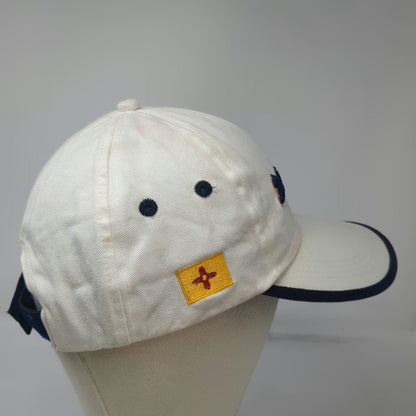 Ahead Baseball Cap White One Size New Mexico Desert Lakes Golf Strapback Hat