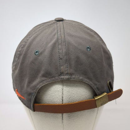 Nike San Francisco Giants MLB Gray OS Baseball Cap Hat Orange Leather Strap SF