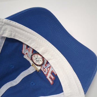 2021 More 100% Strapback Trucker Hat Blue OS Adjustable Mesh Back Outdoor Cap