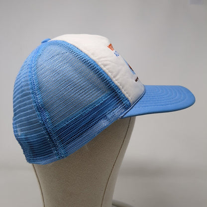 International Auto Body & Paint Snapback Trucker Hat Blue OSFA Mesh Back Rope