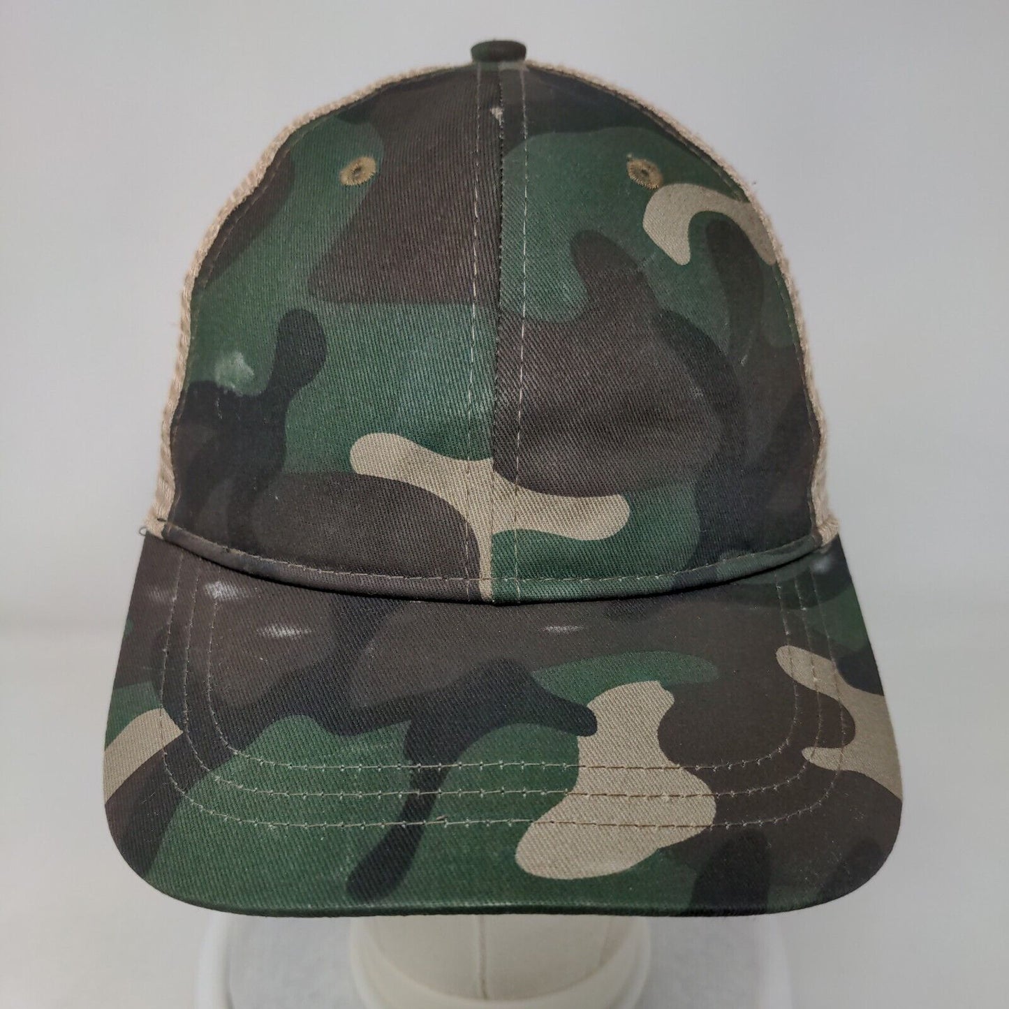 Infinity Snapback Trucker Hat Camouflage OSFM Adjustable Mesh Back 6 Panel