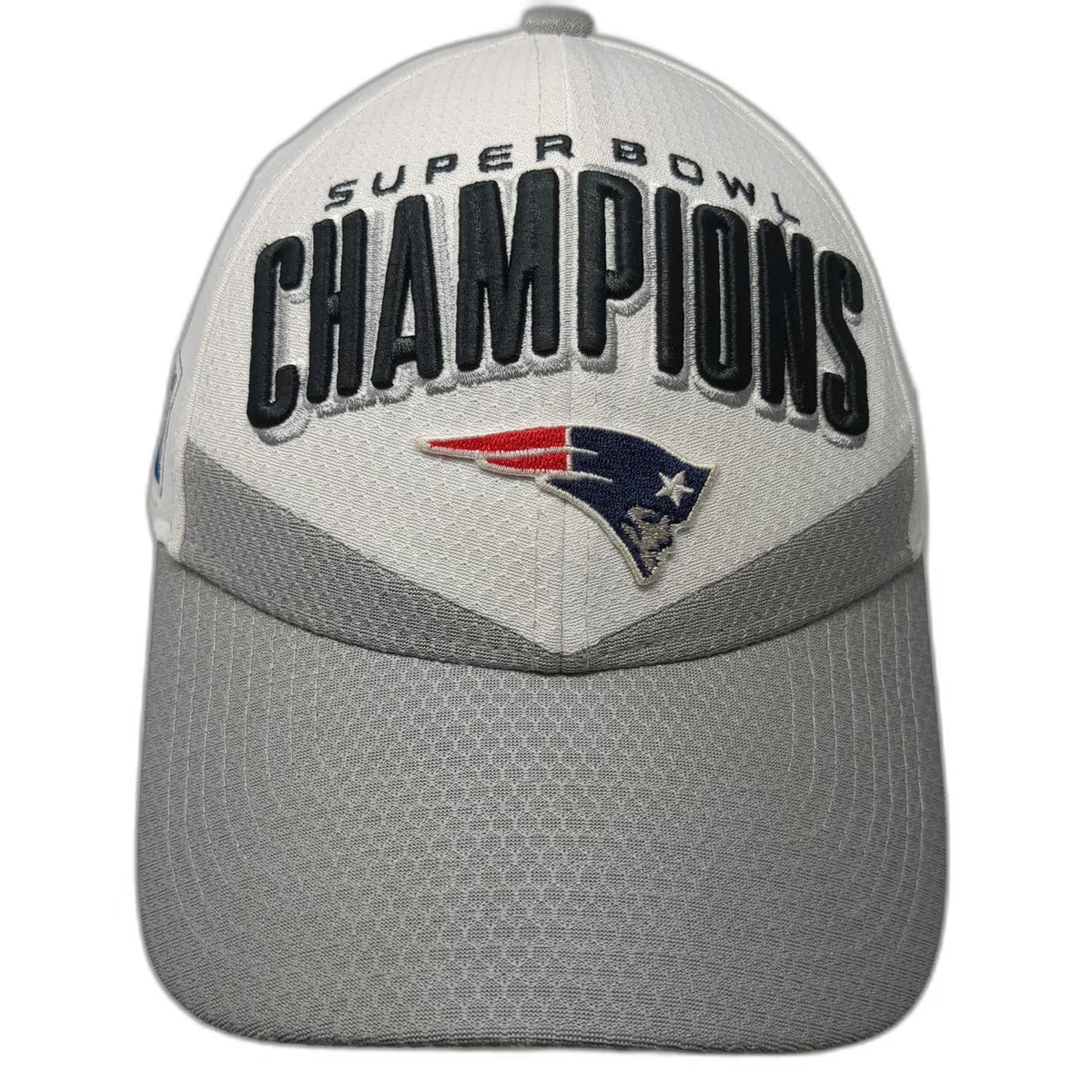 New Era Patriots NFL Snapback Hat White Gray One Size Super Bowl 53 Championship
