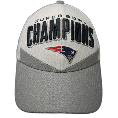New Era Patriots NFL Snapback Hat White Gray One Size Super Bowl 53 Championship