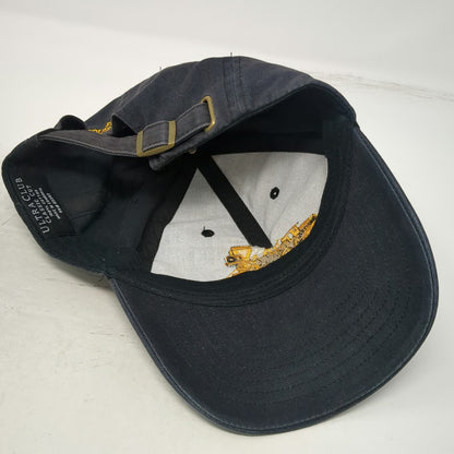 Ultra Club Baseball Cap Black One Size Jupiter Locomotive FMCA Golden Spike Hat