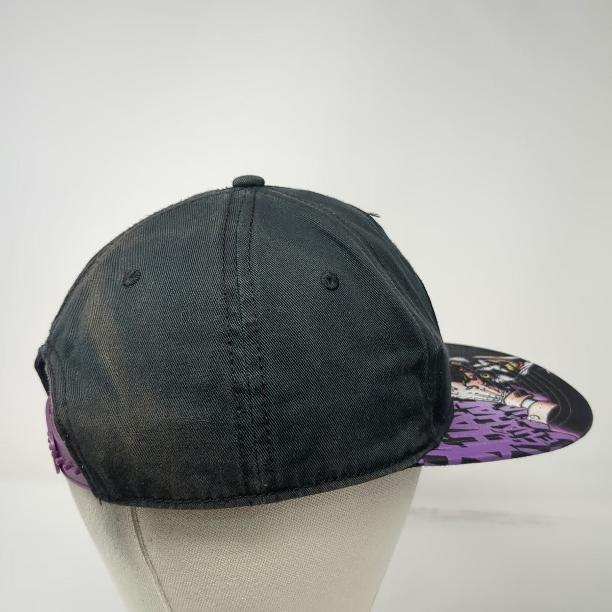 Bioworld Batman Joker 5 Panel Snapback Black Purple One Size Hat Killing Joke