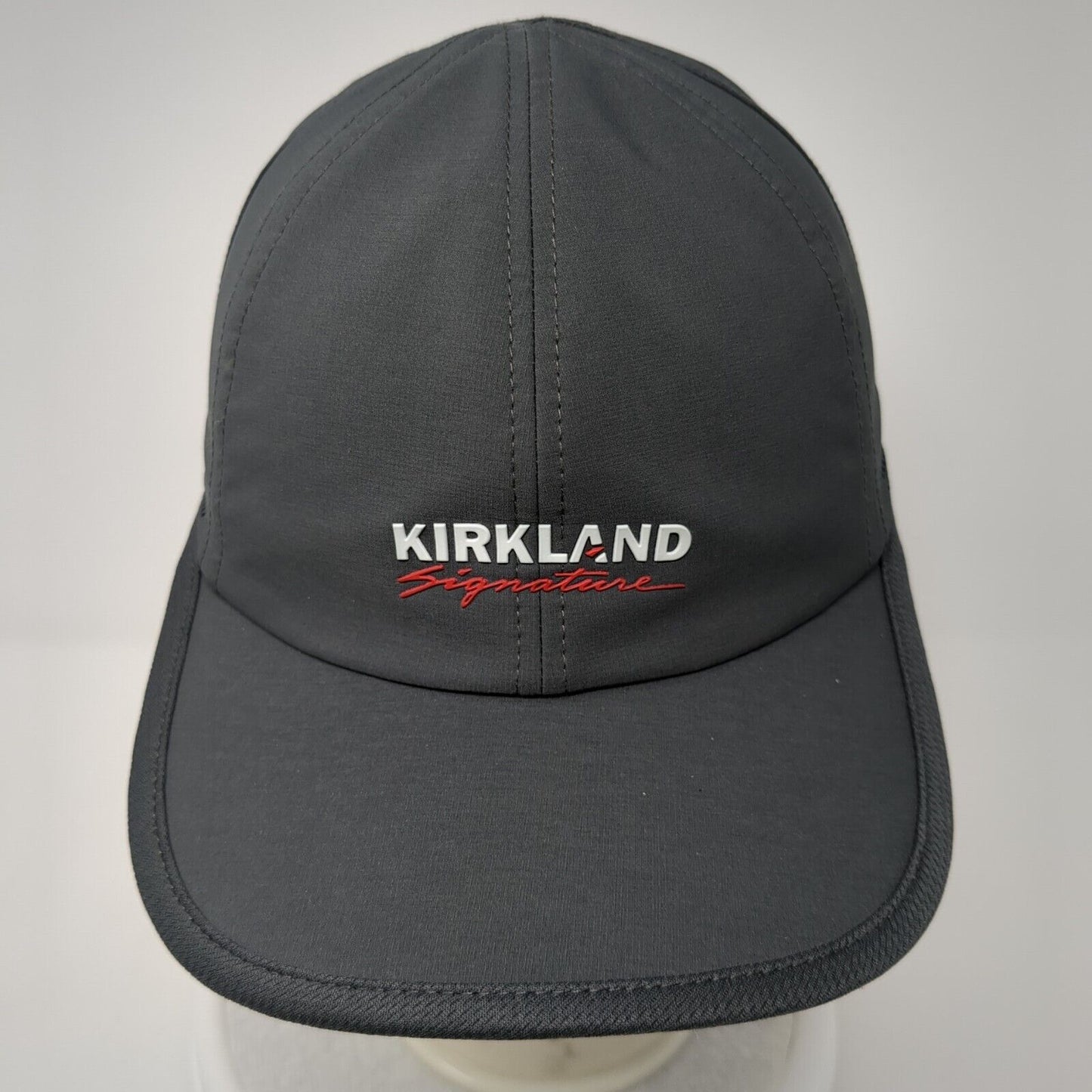 Kirkland Signature Strapback Hat Gray One Size Adjustable Perforated