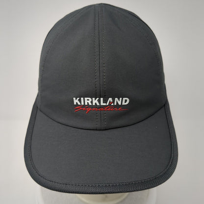 Kirkland Signature Strapback Hat Gray One Size Adjustable Perforated