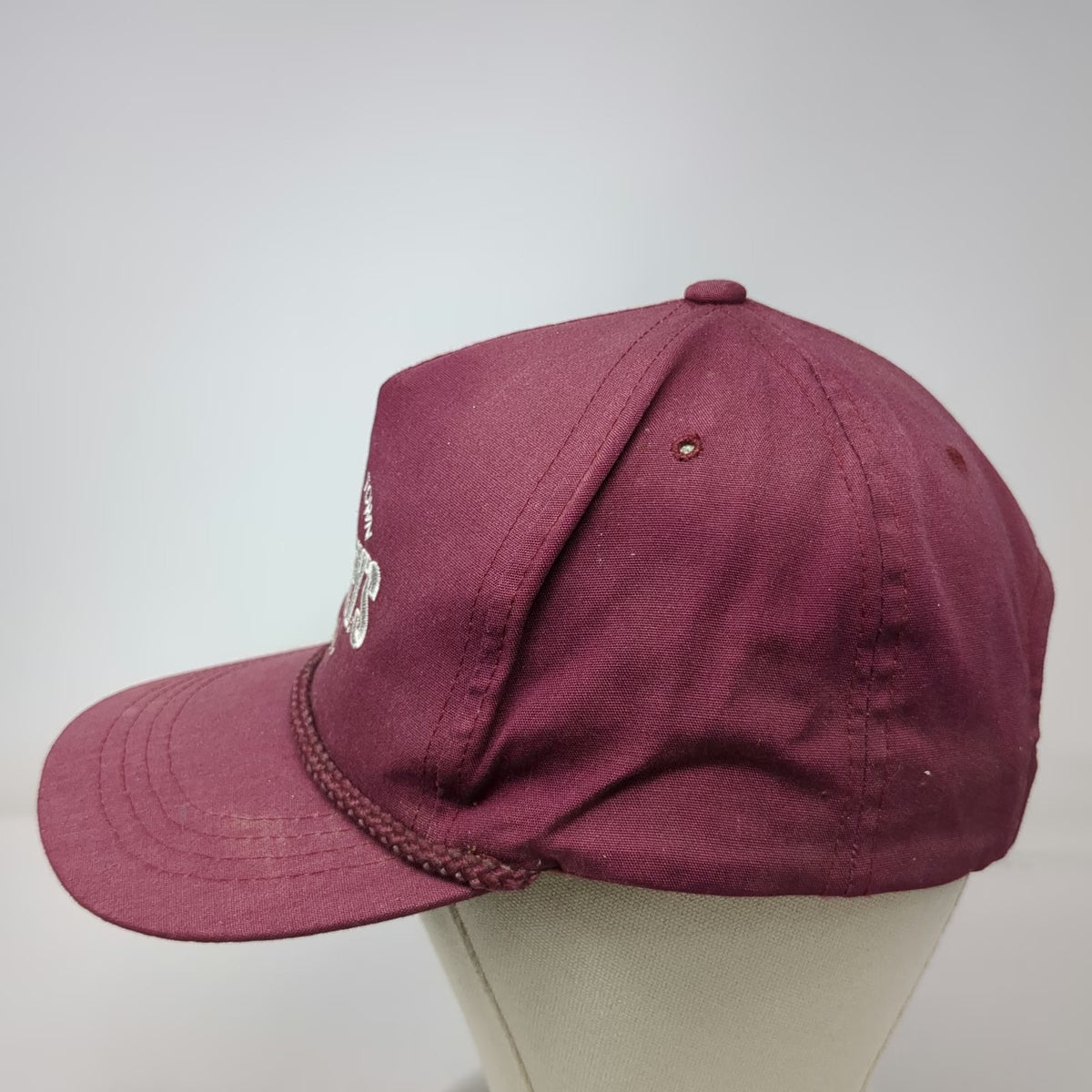 Yupoong 5 Panel Red Hat One Size Hershey's Chocolate Town USA Rope Snapback