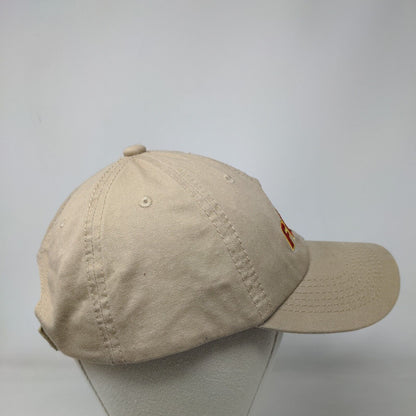 Felix's Fish Camp Grill Strapback Hat Tan OSFM Adjustable Embroidered Otto