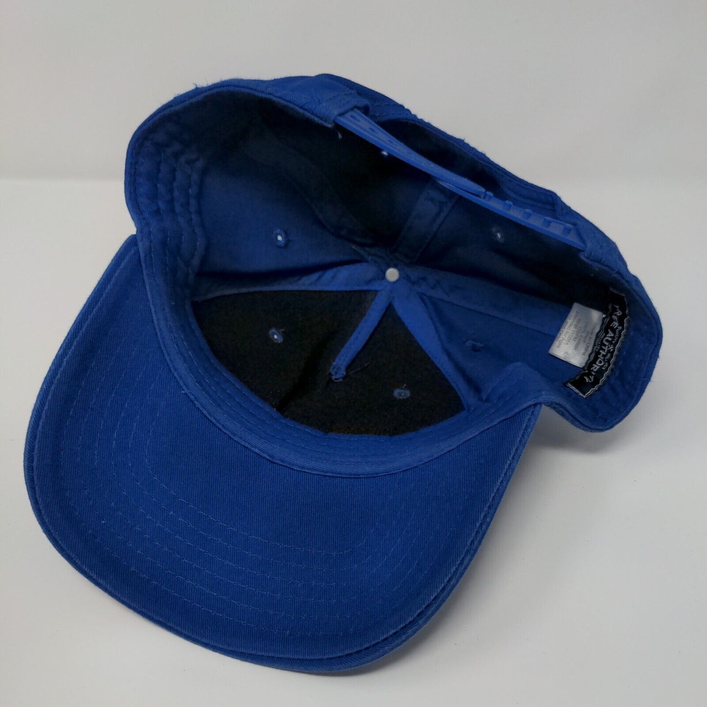 USA Snapback Hat Blue OSFM Adjustable Embroidered Patriotic Free Authority