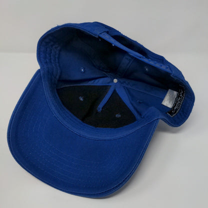 USA Snapback Hat Blue OSFM Adjustable Embroidered Patriotic Free Authority