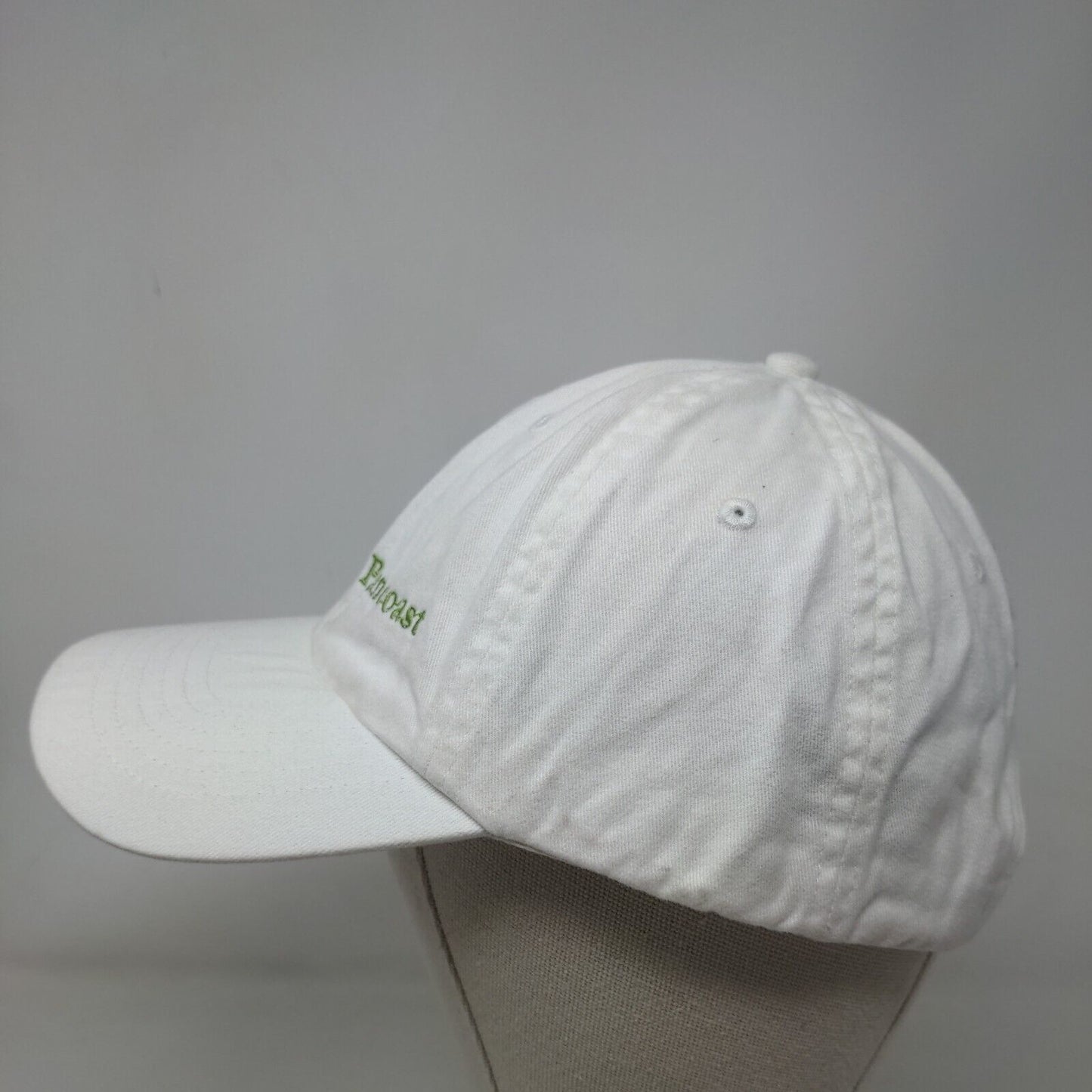 NeSmith 5K Pancoast Slideback Hat White OSFM Embroidered 6 Panel KC Caps Cotton