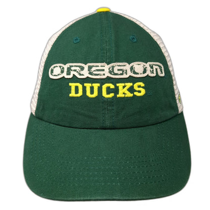 Captivating Headwear Oregon Ducks NCAA Trucker Hat Green One Size Snapback Mesh
