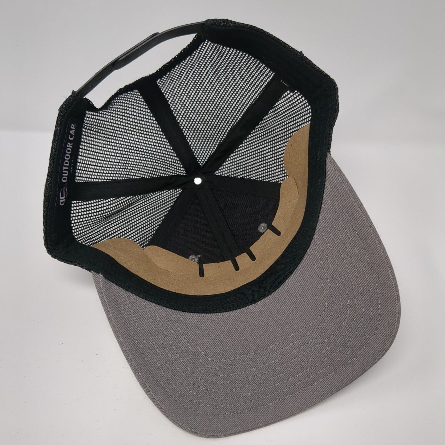 Idaho Central Credit Union Snapback Trucker Hat Gray OS Adjustable Outdoor Cap