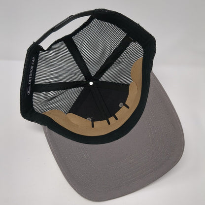 Idaho Central Credit Union Snapback Trucker Hat Gray OS Adjustable Outdoor Cap