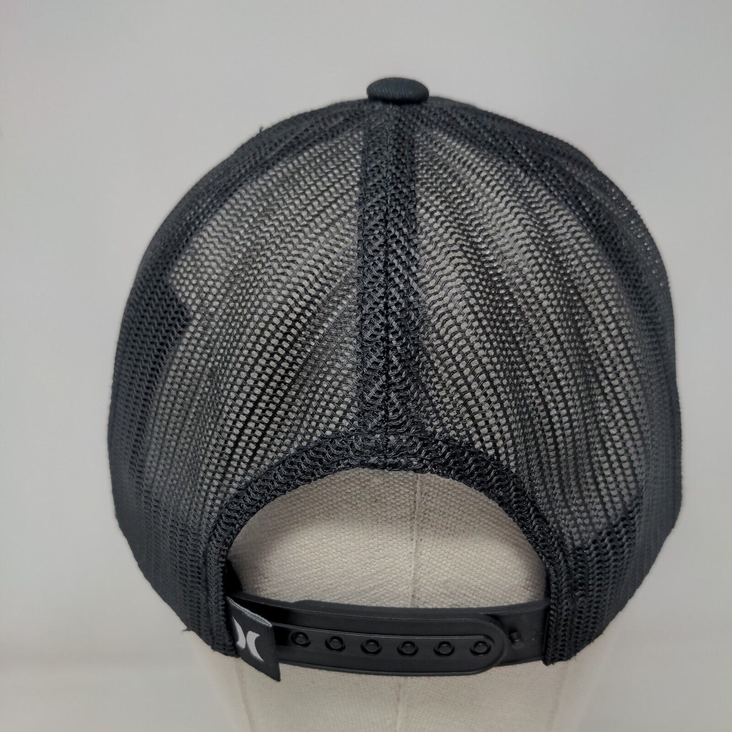 Hurley Snapback Mesh Back Trucker Hat Black One Size The Classics Yupoong