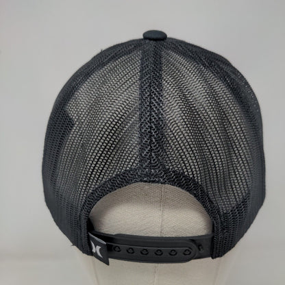 Hurley Snapback Mesh Back Trucker Hat Black One Size The Classics Yupoong