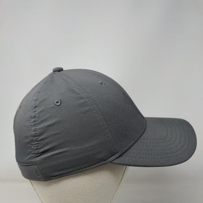 Under Armour Fitted Hat Gray Medium/Large 6 Panel Solid Vent Holes