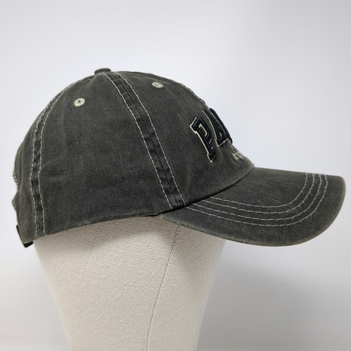 Robin Ruth Paris Baseball Cap Black One Size Contrast Stitching Souvenir Hat