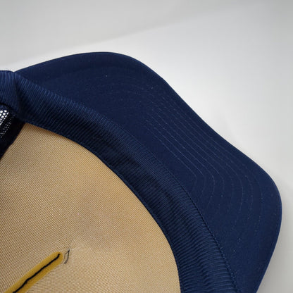 Riverboat Casino Snapback Rope Trucker Hat Blue One Size Mesh Back