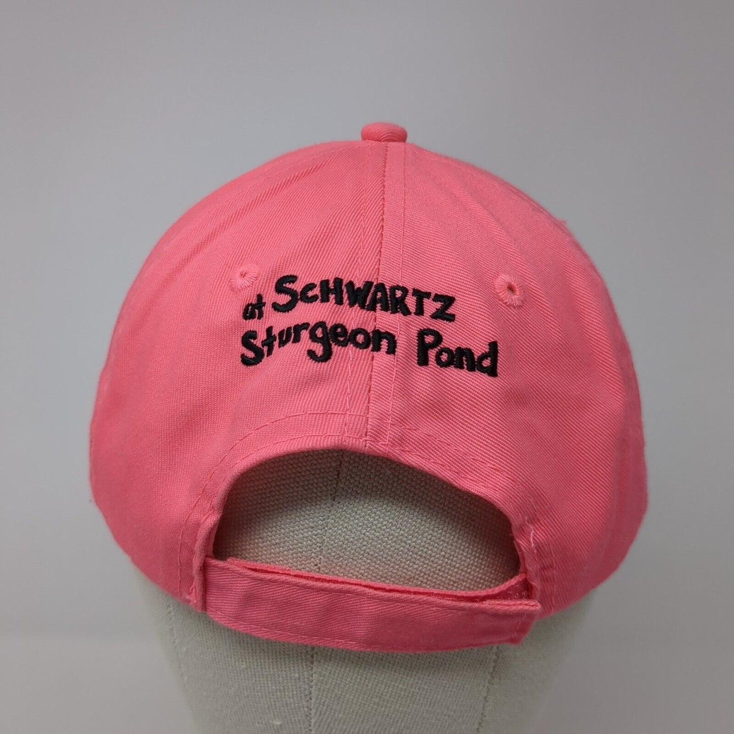 I Lost My Sturginity Strapback Hat Pink One Size Solid Port & Company