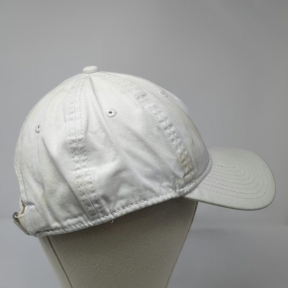 New Era Baseball Cap White One Size Slideback 9TWENTY Heart Diamond Logo Hat