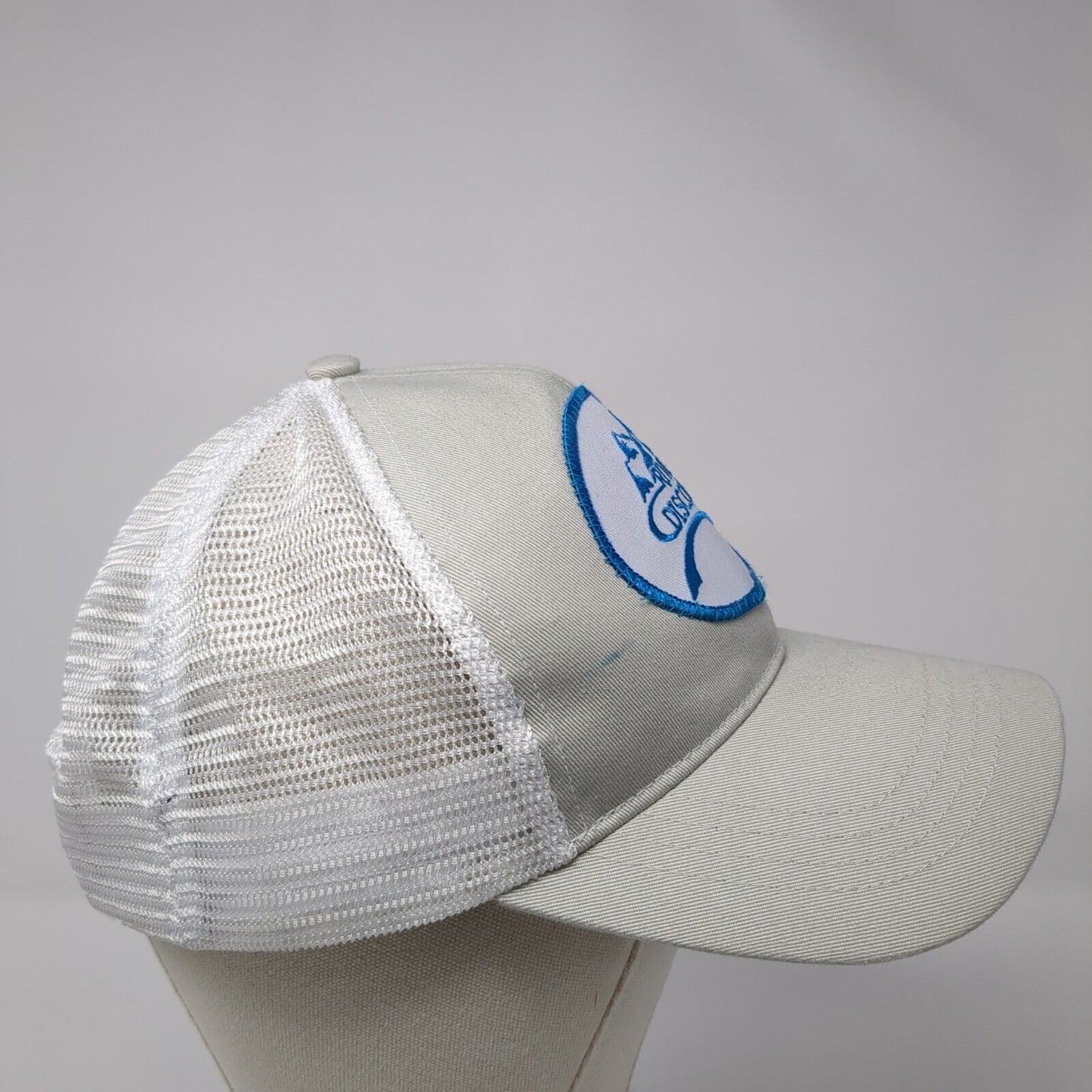 River Discovery Snapback Trucker Hat Gray OS Adjustable Mesh Back Econscious