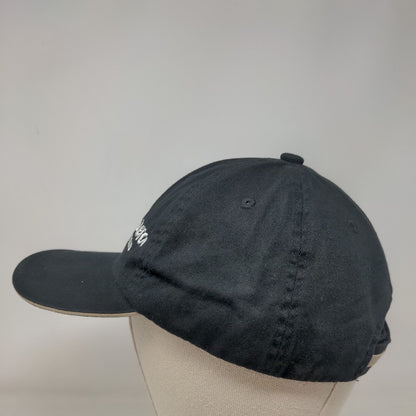 Panera Bread Strapback Hat Black One Size Embroidered Port Authority