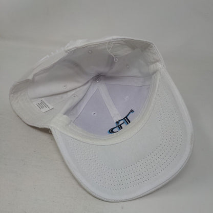 Tampa Bay Rays Snapback Hat White Embroidered Logo Adjustable Cotton MLB