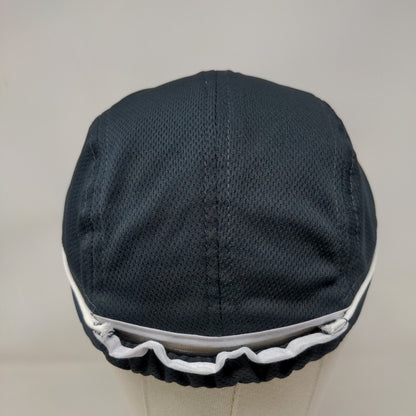 FILA Fitted Running Cap Blue One Size Embroidered Breathable Polyester