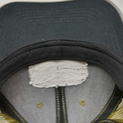 Realtree Trucker Hat Gray One Size Mesh Back Antler Logo Sunset Patch Snapback