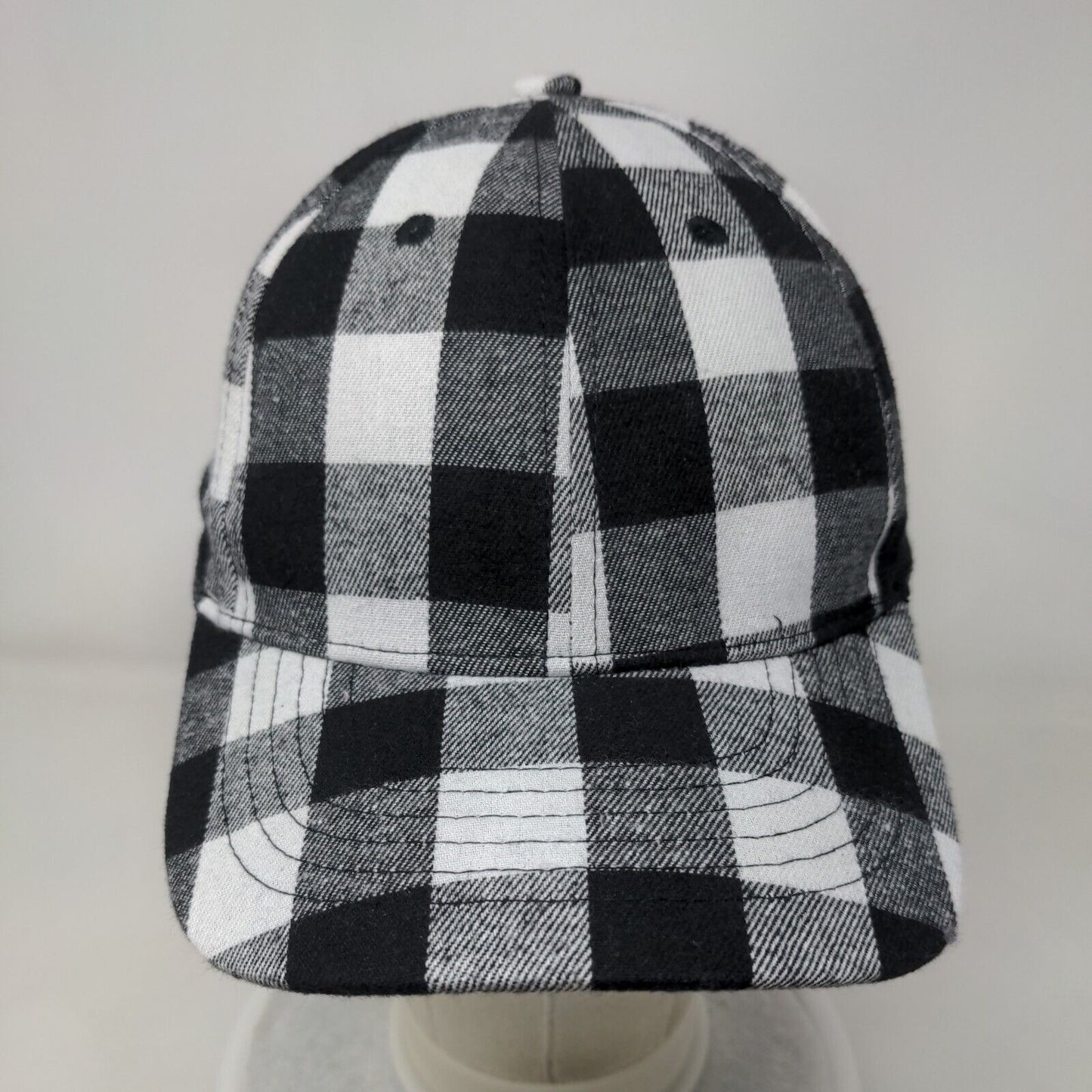 Wuke Slideback Hat Multicolor One Size Adjustable Buffalo Plaid Check