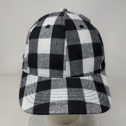 Wuke Slideback Hat Multicolor One Size Adjustable Buffalo Plaid Check