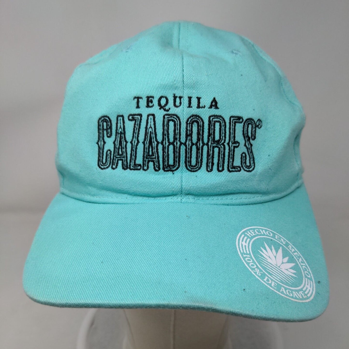 Cazadores Tequila Strapback Hat Blue One Size Embroidered Adjustable