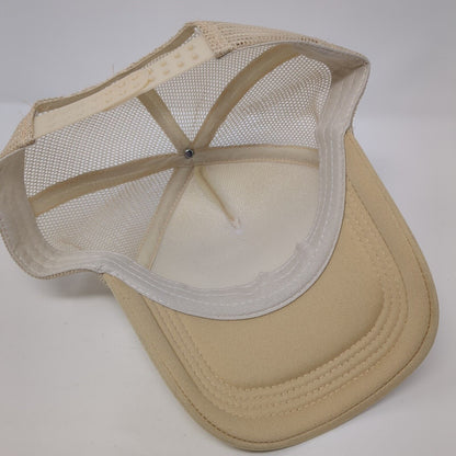 Save Water Drink Margs Snapback Trucker Hat Tan One Size Mesh Back