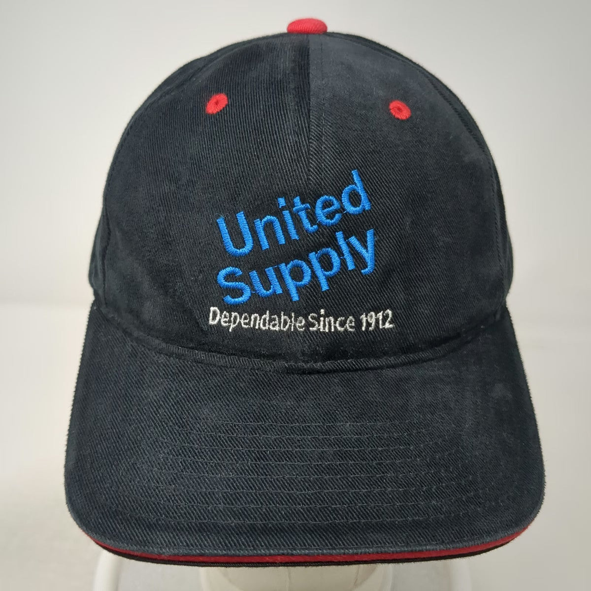 Yupoong United Supply Ruud Logo Black One Size Baseball Cap Strapback HVAC Hat