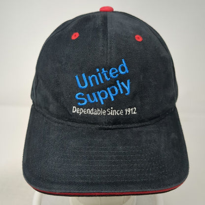 Yupoong United Supply Ruud Logo Black One Size Baseball Cap Strapback HVAC Hat