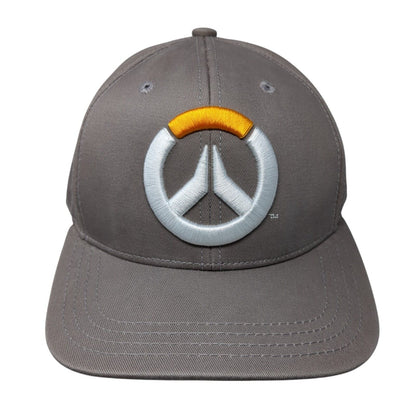 Overwatch Logo Snapback Hat Brown One Size Adjustable Blizzard Jinx