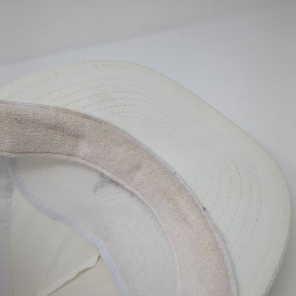 Dahomo Strapback Rope Hat White One Size Solid Adjustable Nylon Otto