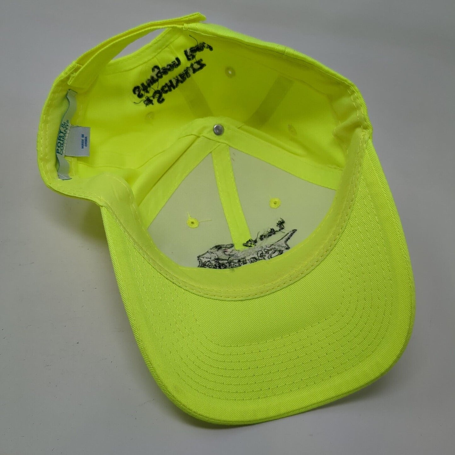 I Lost My Sturginity Schwartz Sturgeon Pond Strapback Hat Green OSFA Adjustable