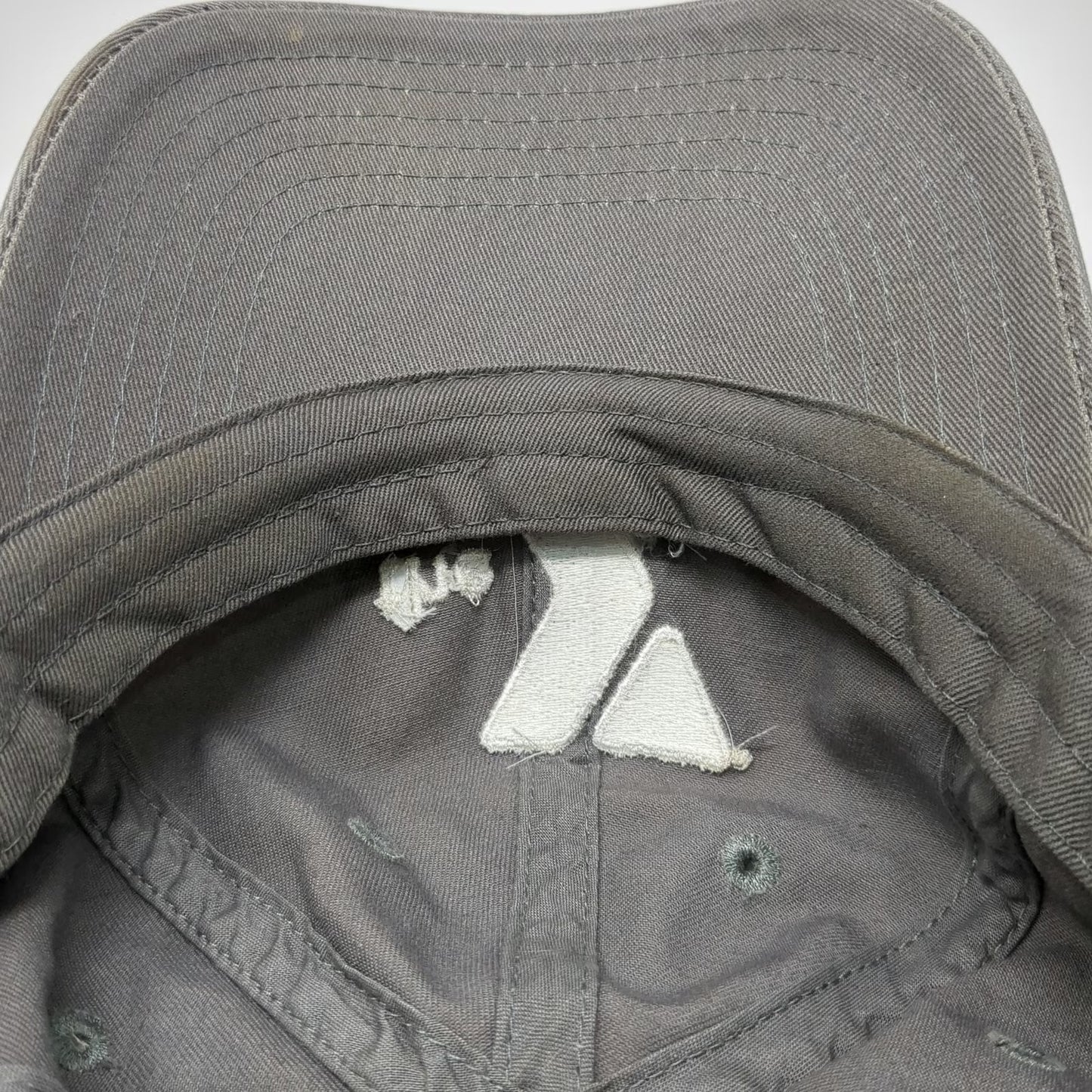 Baseball Cap Gray One Size YMCA Logo Adjustable Slideback Cotton Twill Hat