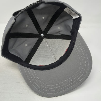 Unionwear 5 Panel Gray One Size Snapback Hat Seattle Iron Workers Local 86 USA