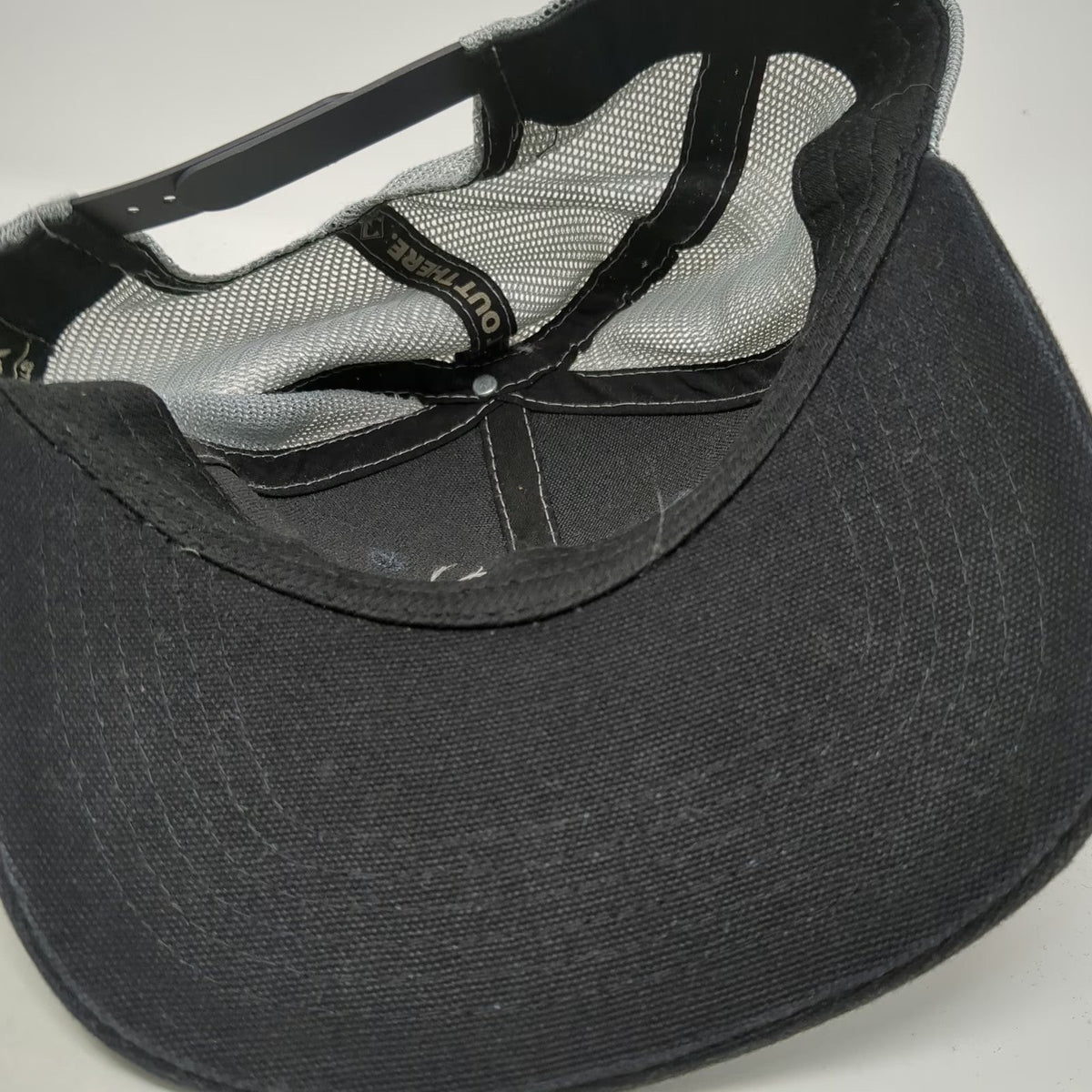 DRI DUCK Trucker Hat Black One Size Dunham Cellars Winery Mesh Back Snapback