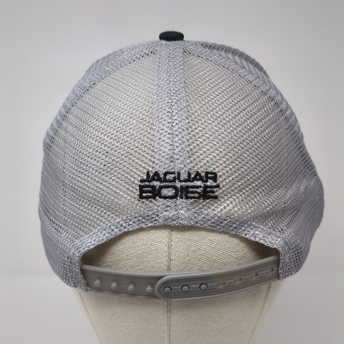 Jaguar Boise Snapback Mesh Back Hat Black Gray OSFA Embroidered Logo