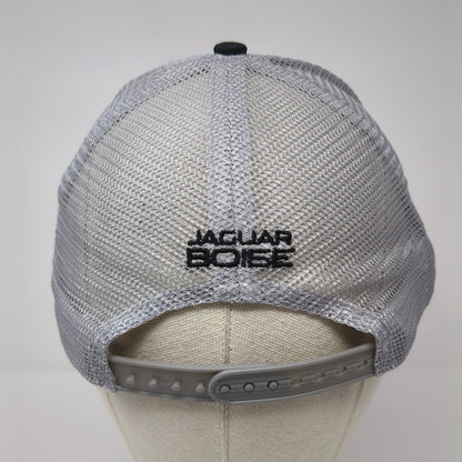 Jaguar Boise Snapback Mesh Back Hat Black Gray OSFA Embroidered Logo