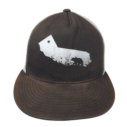 The Classics Yupoong Snapback Trucker Hat Black One Size Adjustable Mesh Back