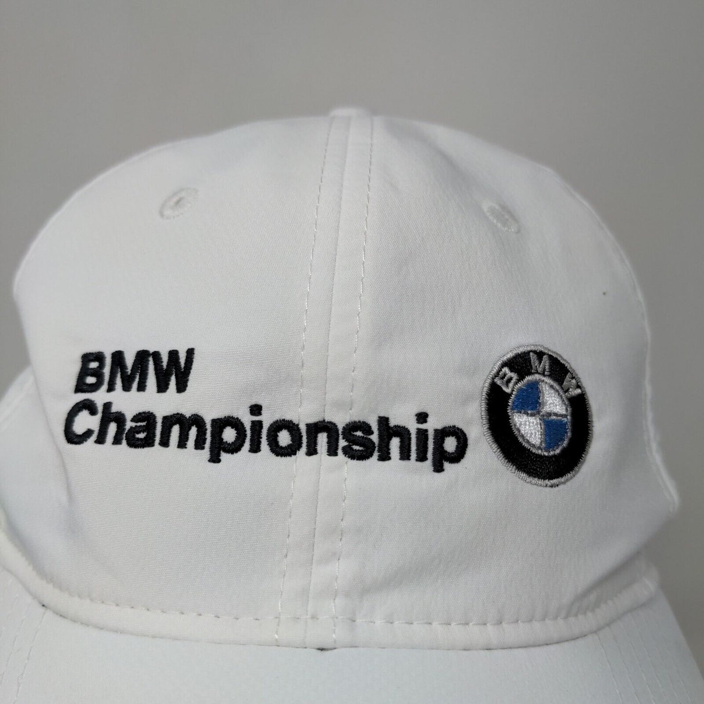 Ahead Men's Strapback Hat White BMW Championship Embroidered Logo