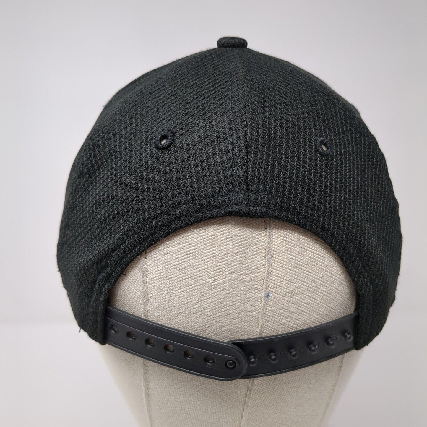 New Era Snapback Hat Black Youth One Size Adjustable Embroidered