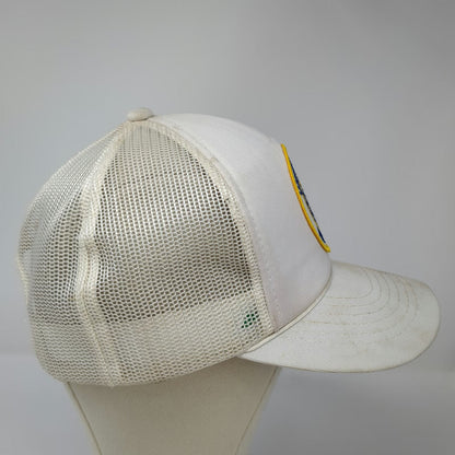 United States Air Force USAF Patch White Trucker Hat One Size Mesh Foam Snapback